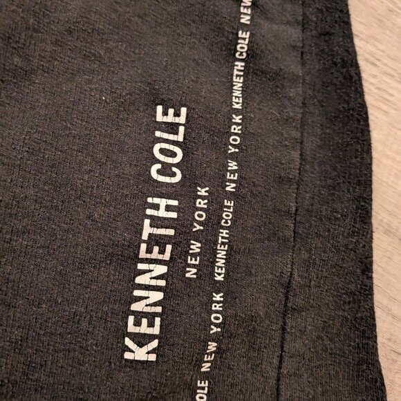 Kenneth Cole Sweat Shorts Mens Size 4Xl Black Jogger Cotton Fleece - Picture 2 of 4